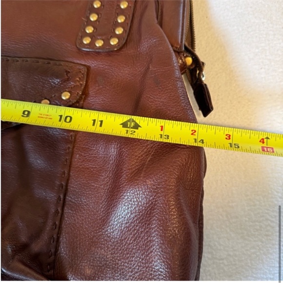 Via Spiga X- Large Chester Brown Leather Hobo Handbag - Picture 7 of 12